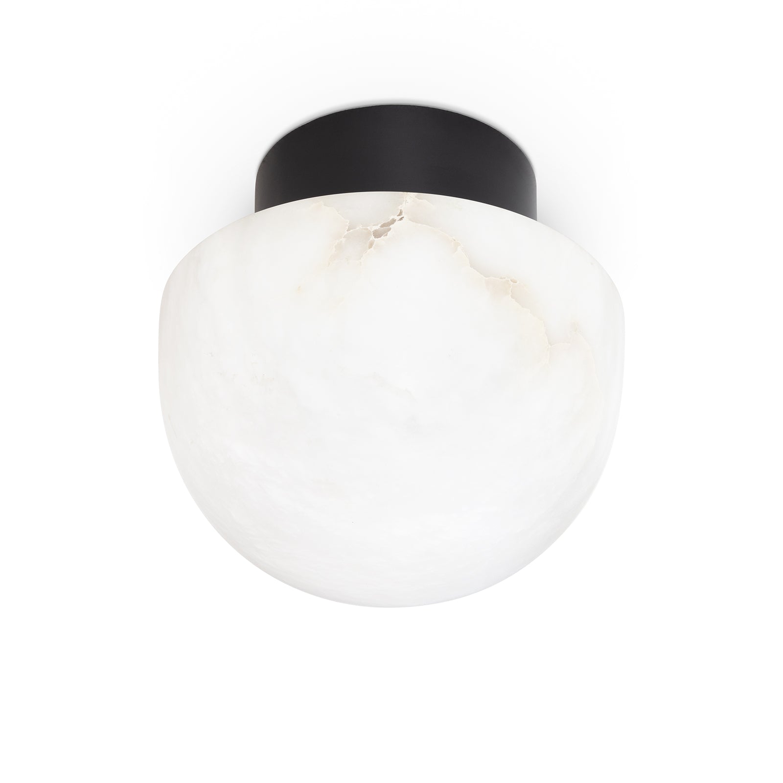 Parker Alabaster Flush Mount (Oil Rubbed Bronze)