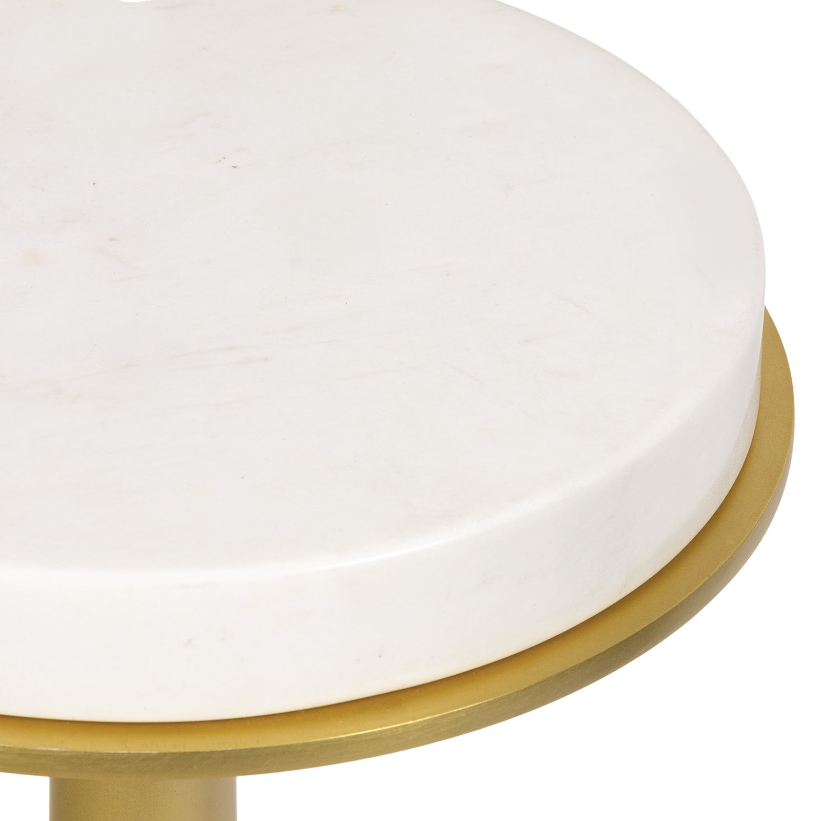 Logan Accent Table (Natural Brass)