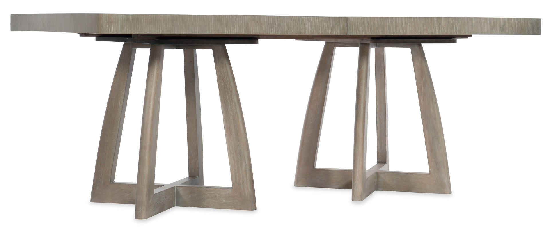 Affinity 78in Rectangle Pedestal Dining Table with 2-18in Leaves